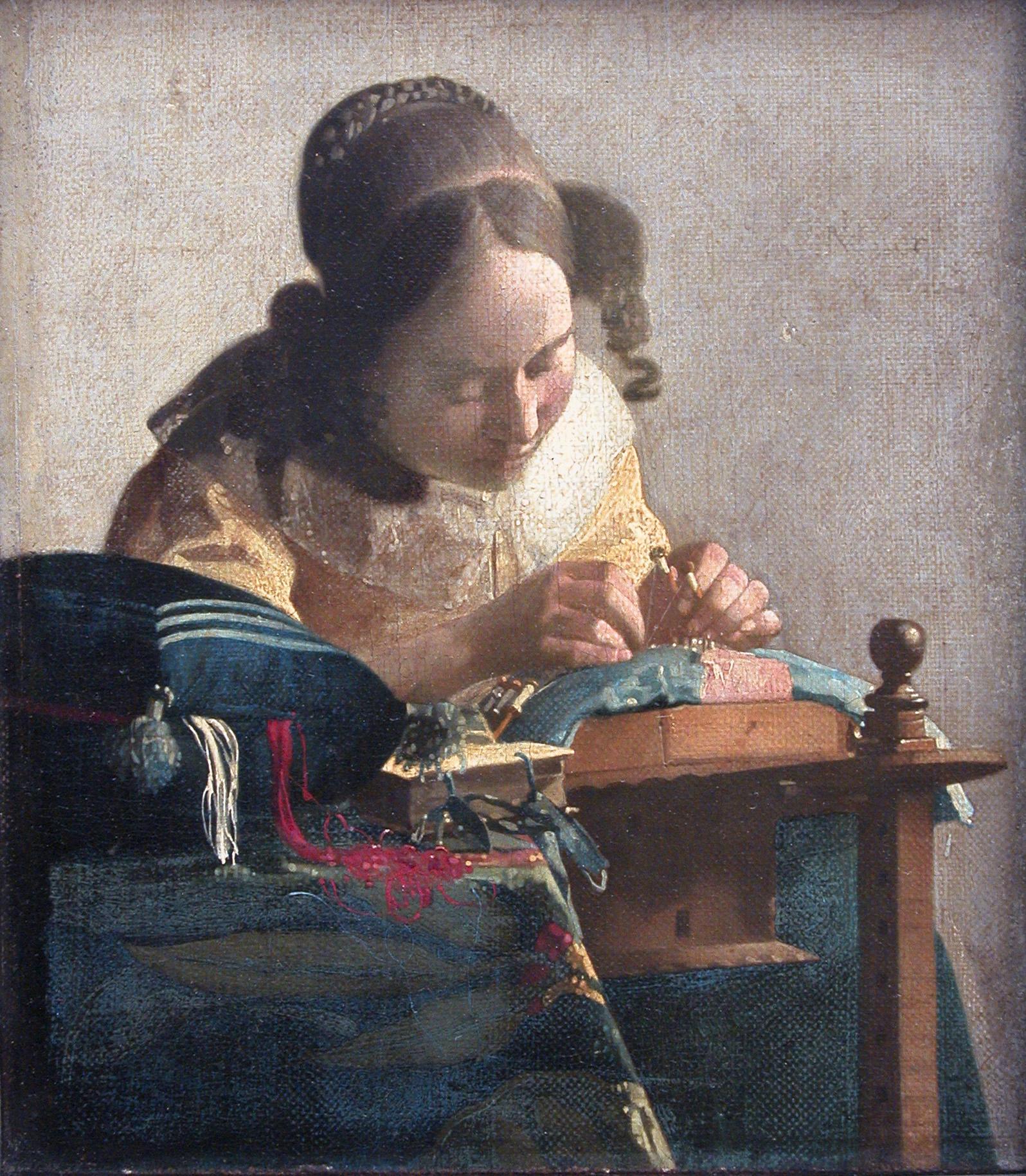 Johannes vermeer the lacemaker c 1669 1671